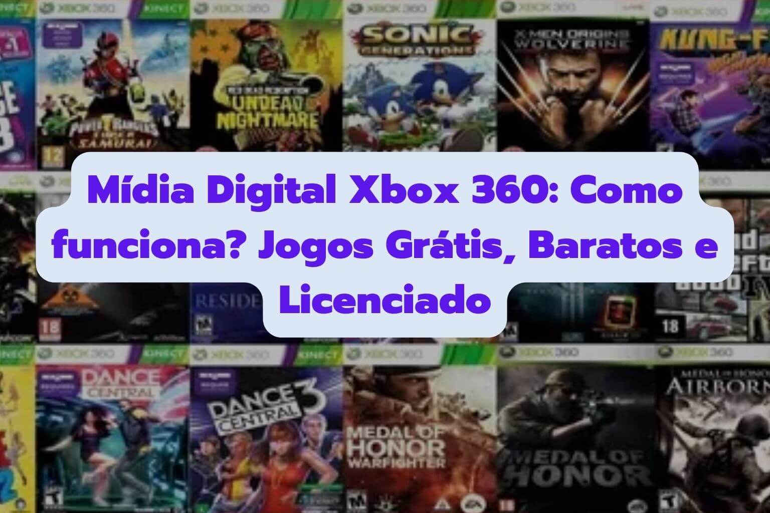 Mídia Digital Xbox 360: Como funciona? + Jogos Grátis e Baratos